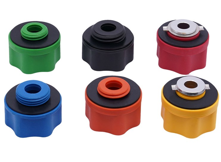 CNCEST Öl Einfüllhilfe Adapter Einfülltrichter Trichter Öleinfüllstutzen 2L, Öl-Einfülltrichter-Satz,8tlg