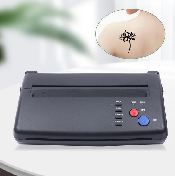 5W Tattoo Transfer Maschine System Schablonen Kopierer Drucker Thermal Stencil, effektive Scanbreite 210 mm