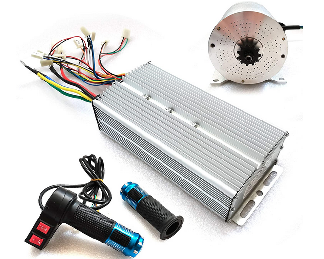 72V 3000W Brushless Motor Kit inkl. 80A Controller Drosselklappengriff