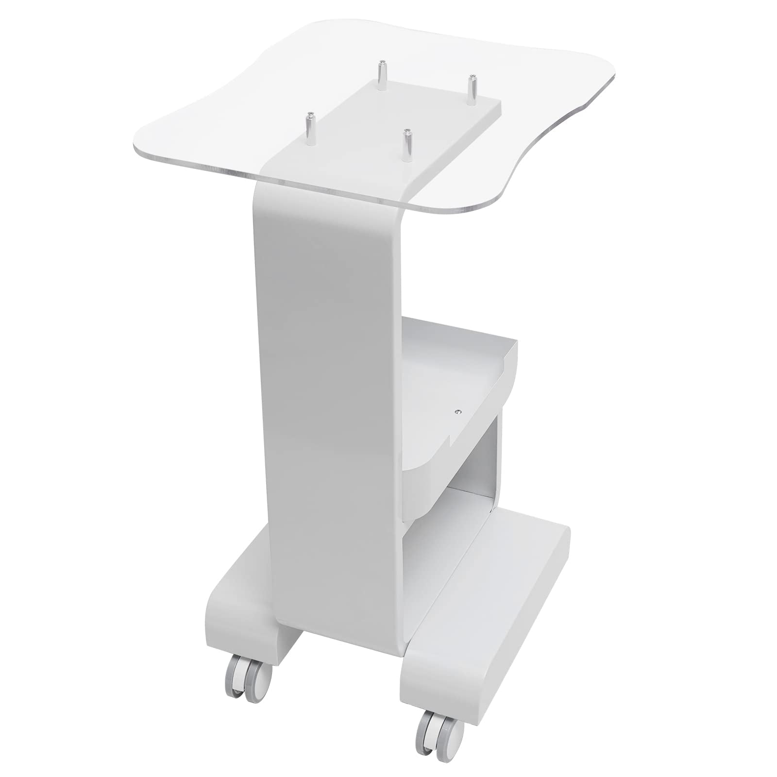 Weißer Beauty Trolley – Rollwagen Für Salon, Spa & Friseur