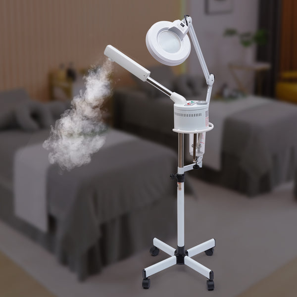 2 in1 Bedampfer Ozon Lupenleuchte Lupenlampe Salon Spa 5X 700 ml Plasma-Sprüher