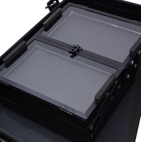 Kosmetikkoffer Trolley Schminkkoffer Make up Organizer Koffer 3 in 1 Profi Groß Schminkkoffer Friseurkoffer Beauty Case