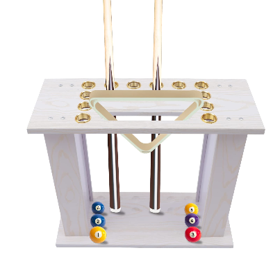 16 Pool Queuehalter Rack - Queues Stick Ständer Billard Queue Halter Billard Zubehör Queueständer