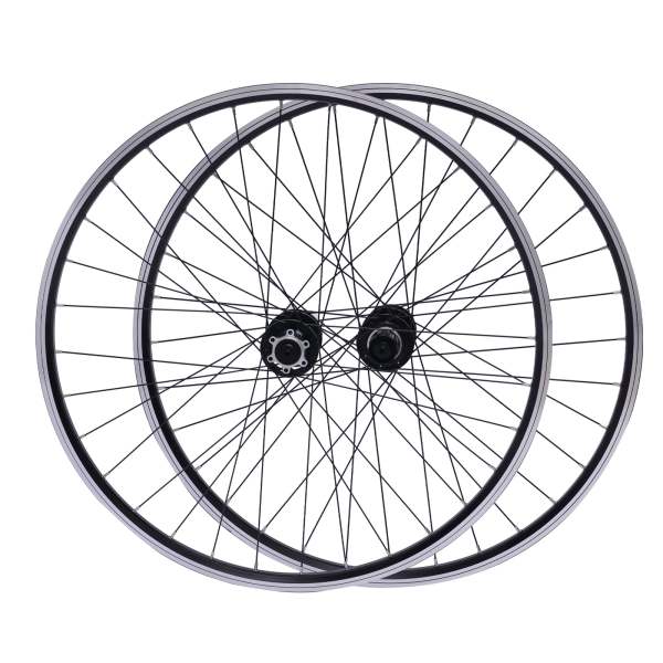 MTB-Laufradsatz 29 Zoll, Alu-Felge Scheibenbremse  Schnellspanner Vorderrad Hinterrad schwarz Fahrrad Laufradsatz