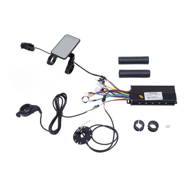 CNCEST 750-1200W Elektrofahrrad bürstenloser Controller Kit mit LCD-Display Farbbildschirm Kit für Elektrofahrräder E-Bike Roller DIY