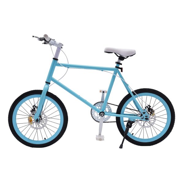 20 Zoll Kinderfahrrad Jungen Mädchen Fahrrad ab 6-9 Jahre 130-155cm Freestyle Kinder Fahrrad, Blau