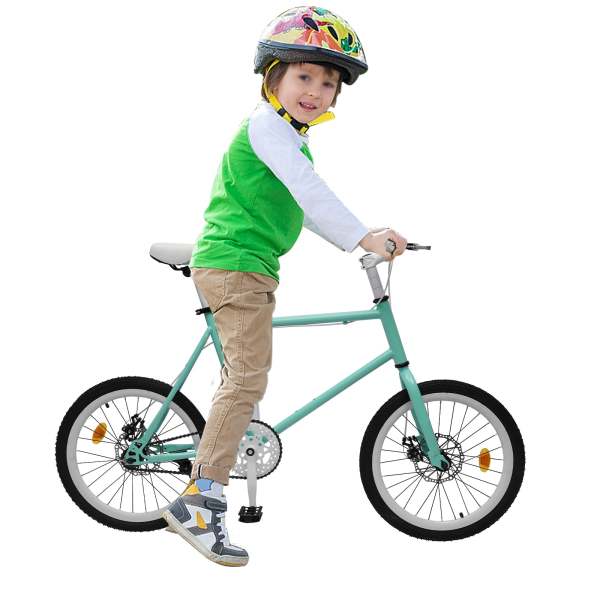 20 Zoll Kinderfahrrad Unisex Kinder Fahrrad Outdoor Jungen Mädchen Fahrrad mit Getränkehalter