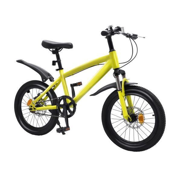 18 Zoll Kinderfahrrad Unisex Kinder Fahrrad Verstellbare Sitzhöhe Outdoor Jungen Mädchen Fahrrad