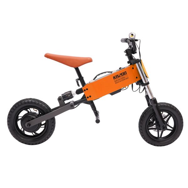 Orange Kinder-Balance-Fahrrad, Elektro-Balance-Fahrrad, Elektro-Motorrad für Jungen und Mädchen