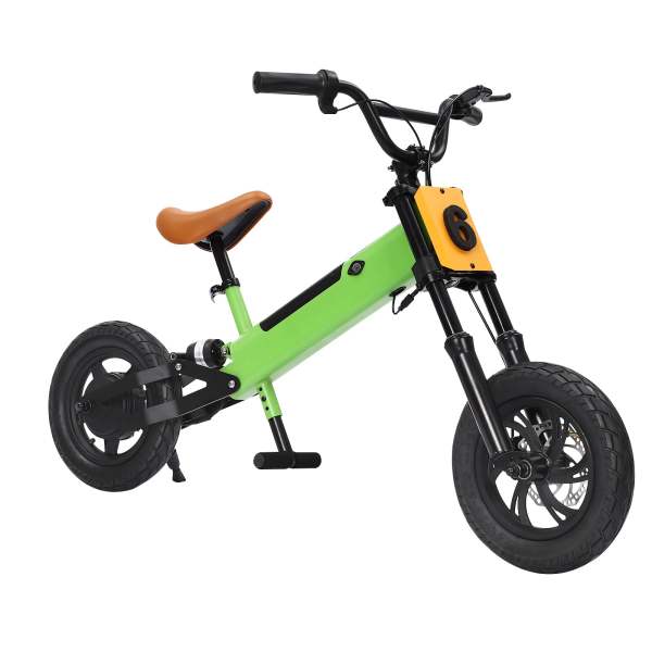 Grün Elektrisches Balance Bike für Kinder Alter über 5 Jahre alt, elektrisches Balance Bike für Kinder