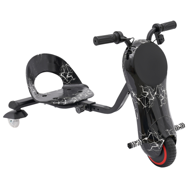 CNCEST Dreirad mit Elektromotor Kinder Elektro-Drift-Scooter Drift Trike Scooter Schwarz