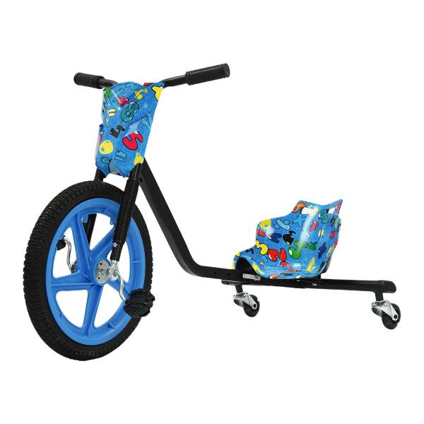 CNCEST Pedal Go Kart für Kinder, Auffahrbares Spielzeug für Jungen und Mädchen, Kleinkind Großes Rad auf Dreirad