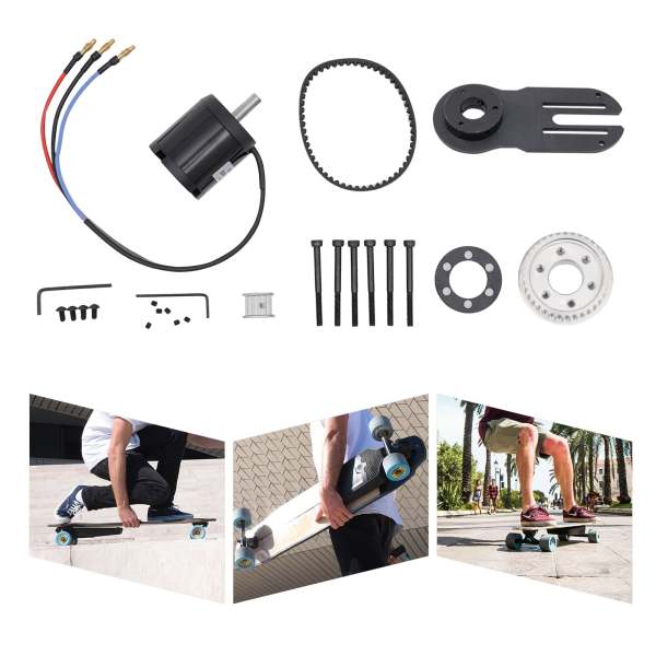 Skateboard-Motorhalterung, Skateboard-5065-Motor-Riemenscheiben-Kit, Riemenscheiben-Radsatz