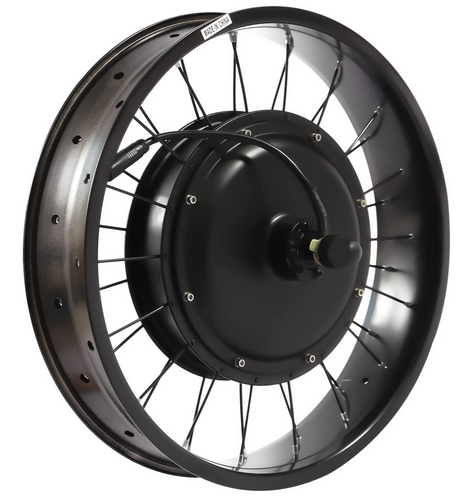 Schnee Fahrrad Umbausatz 48V 1500W elektrisches Ebike Umbau Kit 20 Zoll Rad hintere Drehnabenmotor, mit LCD-Anzeige