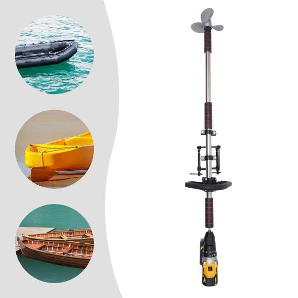 Elektrischer Trolling Motor mit Batterieanzeige