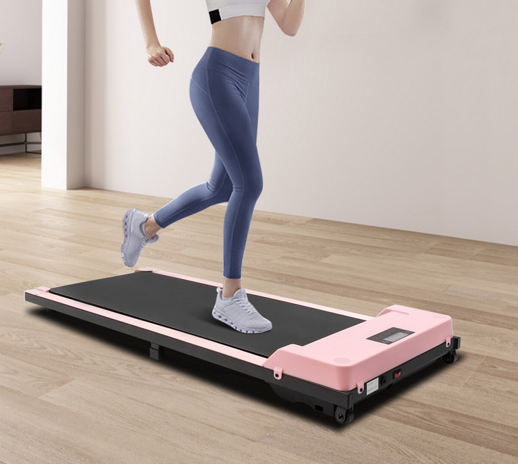 Elektrisches Laufband, Tragbares Laufband, mit LED-Display & Fernbedienung, 1-6km/h 1,0PS Walking Treadmill