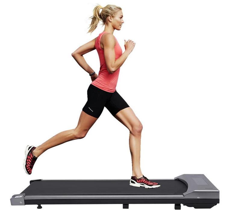 Laufband Klappbar Bis 6km/h Elektrisches Laufband Schreibtisch Ultraflach Walking Pad Mit Fernbedienung