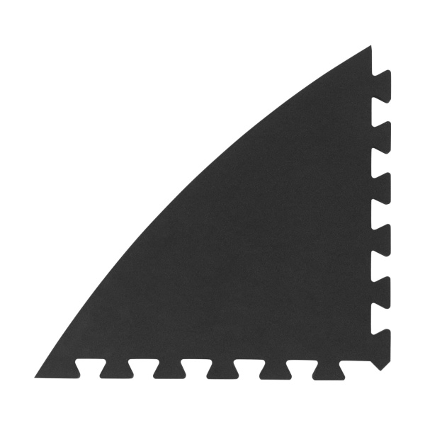 Runde, 196 cm x 12 mm große, isolierende EVA-Badewannenmatte – schwarz Runde, 196 cm x 12 mm große, isolierende EVA-Badewannenmatte – schwarz