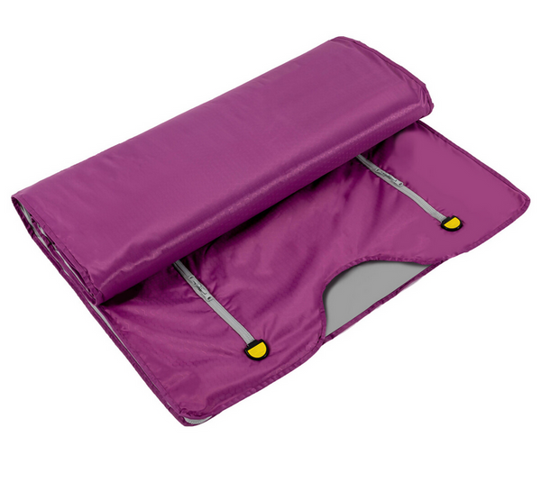 Fern-Infrarot-Sauna Decke Saunasack Körper Shaper Decke, 2 Zone Controller Professionelle Detox-Therapie (Lila)