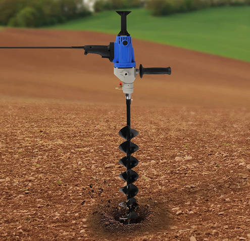 1900W elektrischer Pfosten-Loch-Digger-Auger-Pfosten-Bohrer-Gartenbagger mit Erdbohrerdurchmesser 120 mm