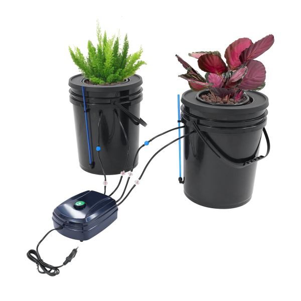 2-teiliges Hydrokultursystem, 5-Gallonen-Tiefwasserkultur mit Luftpumpe, Mechanismus für Tiefwasserkultivierung 2-teiliges Hydrokultursystem, 5-Gallonen-Tiefwasserkultur mit Luftpumpe, Mechanismus für Tiefwasserkultivierung