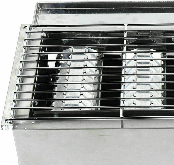 4 Brenner Gasgrill Rauchfreie Tischplatte Grillofen Rostfreier Stahl Gas Grill BBQ Griller