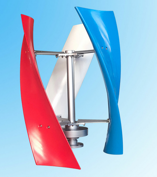 CNCEST Windgenerator Power-Turbine Vertikal 3-Klinge mit Regler 24V 400W Vertikale Windgenerator