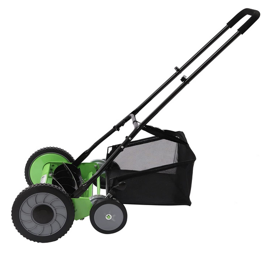 Manueller Rasenmäher Cylinder Lawnmower Spindelmäher Handrasenmäher Verstellbarer Hand Push Rasen Rasenmäher