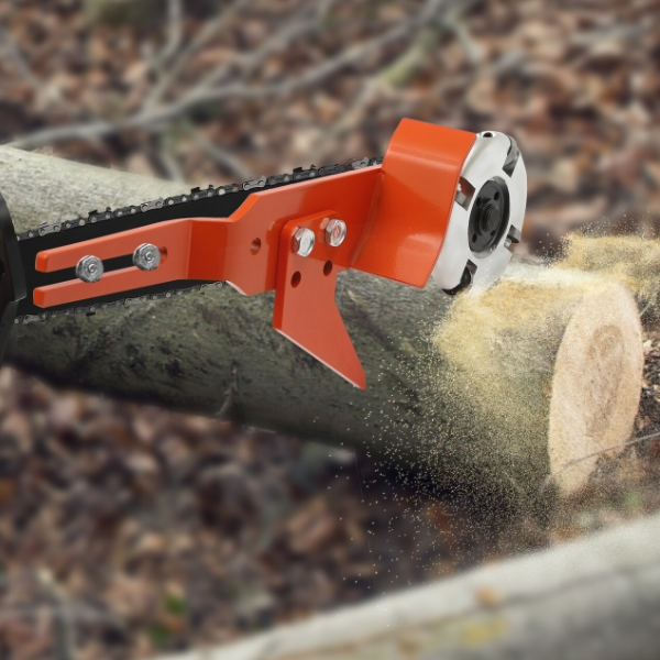 Holztuff Holzschäler Entladewerkzeug Kettensäge Entkoppler Aufsatz Entkoppler