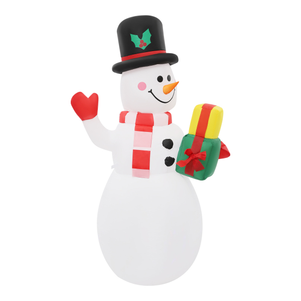 1,5 m aufblasbarer Schneemann, aufblasbarer Weihnachtsschneemann, aufblasbare Weihnachtsschneemanndekoration