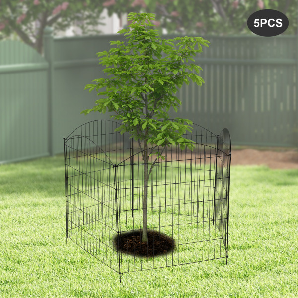 5 Gartenzäune, Grabschutzzäune, Gartenbarriere für Hunde und Hühner für Gärten, Höfe und Parks