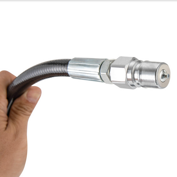 Jet Nebelmaschine Doppelrohr CO2 Cryo Fog Machine CO2 Kanone + 5m Schlauch CO2 Jet Maschine mit Lichteffekt