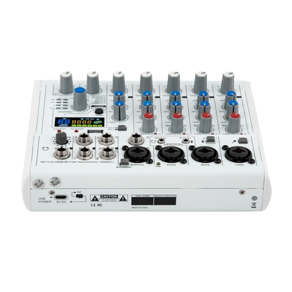 7-Kanal-Stereo-Live-Mixer, 7-Kanal-Audio-Mixer, Musik-Mixer, 88 Arten von digitalen Effekten DPS für Studio-Mixer