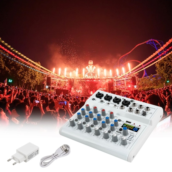 7-Kanal-Stereo-Live-Mixer, 7-Kanal-Audio-Mixer, Musik-Mixer, 88 Arten von digitalen Effekten DPS für Studio-Mixer