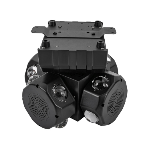 Beweglicher Kopf DJ Licht, rotierende Strobe Lichter, Bühnenbeleuchtung Multi-Effekte Party Lich