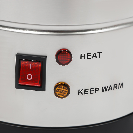 Wachsschmelzgerät , 10.5 Qts großer elektrischer Wachsschmelztopf mit einfachem Ausgießer und Temperaturkontrolle