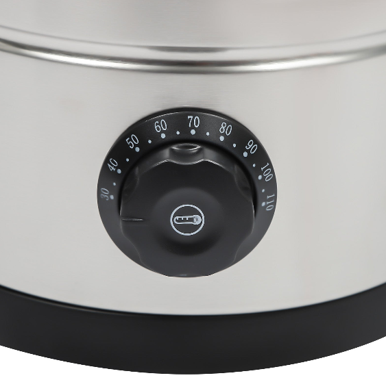 Wachsschmelzgerät , 10.5 Qts großer elektrischer Wachsschmelztopf mit einfachem Ausgießer und Temperaturkontrolle