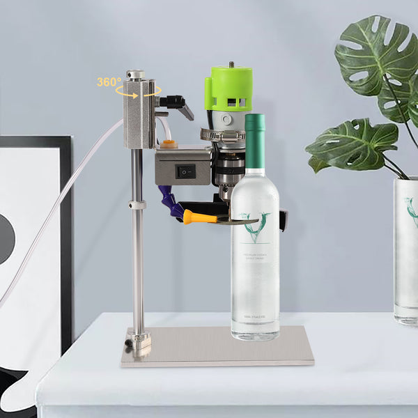 Elektrischer Glasflaschenschneider, 150 W Glasschneider Schneidwerkzeug 6000 r/min Glas Handwerk Schneidsatz