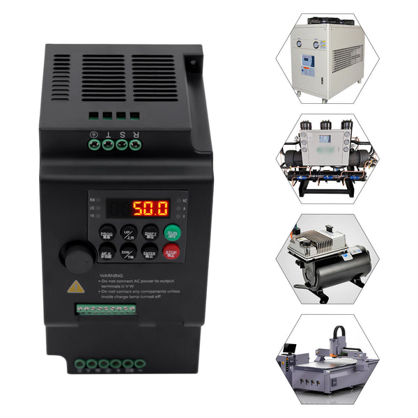 VFD Wechselrichter Frequenzumrichter 5,5KW - Wechselstrom Wechselrichter 380V Frequenzwandler Inverter Antrieb Power Inverter Frequency Converter