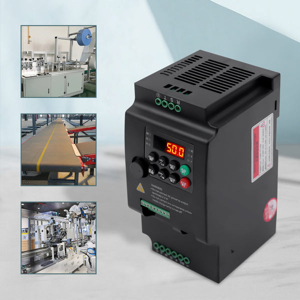 VFD Wechselrichter Frequenzumrichter 5,5KW - Wechselstrom Wechselrichter 380V Frequenzwandler Inverter Antrieb Power Inverter Frequency Converter